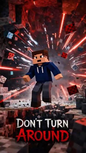 Don't Turn Around! #minecraft #minecraftshorts #minecraftshorts