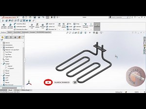 Heater Design in solidworks | How to Design Heater with help of swept & lofted | #8