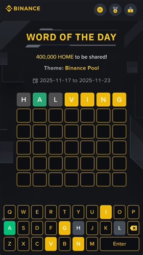 Binance | Word Of The Day | Binance Pool Theme #binance #wodlanswers