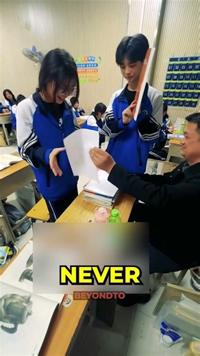 79K views · 260 reactions | This teacher created the ultimate classroom challenge: beat him in rock, paper, scissors, and skip the homework! To keep it fair, they used a book to block their hands. ✋ #fanlove #WorkSmart #fypchallenge | Beyond The Ordinary | Facebook