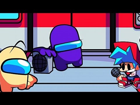 (Friday Night Funkin)Crewmat restyle,Dropship Mod "GAMEPLAY"