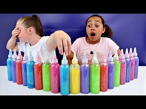 3 COLORS OF GLUE SLIME CHALLENGE!! Slime Fails | Toys AndMe - Videos For Kids