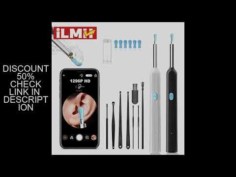 Visual Ear Wax Cleaner with Camera Safe Earwax Removal Endoscope with 5M Camera Luminous Otoscope Ea