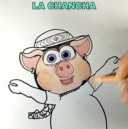 Dibujamos y Coloreamos La Chancha de La Granja de Zenón | Dibujos para niños