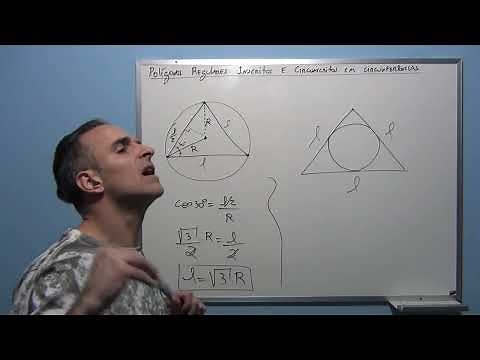 Inscribed and Circumscribed Triangle in a Circle