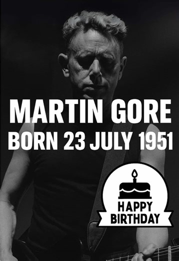 Martin Gore, born July 23, 1961, is Depeche Mode’s chief songwriter and sonic architect. With Black Celebration, he ushered in the band’s darker, cinematic phase – turning synth-pop into something gothic, industrial, and deeply emotional. Known for his introspective lyrics and live charisma (see 101), Gore remains one of the most influential songwriters in electronic music. A true pioneer of mood and melody. #martingore #blackcelebration #depechemode #synthlegend #electronicmusic #birthdaytribut