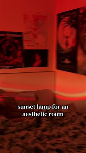 Create a Cozy Aesthetic Room with Sunset Lamps
