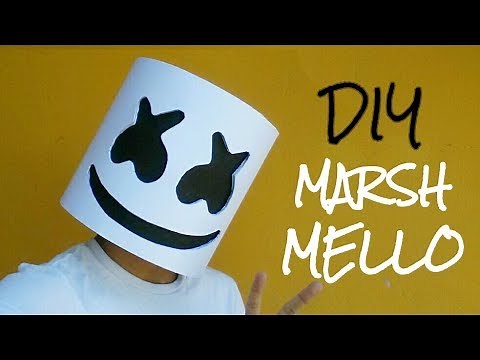 How to Make a Marshmello Helmet Mask with Opaline Paper | Momuscraft