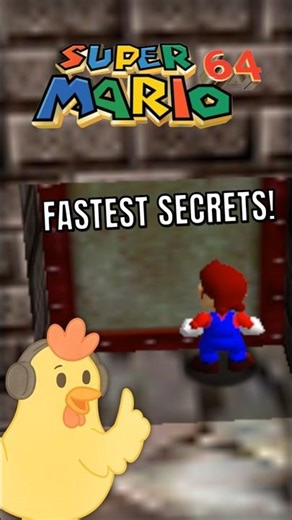 Fastest Secrets in Mario 64