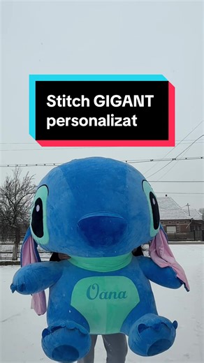 STITCH GIGANT, personalizat ❤️ Atât de mare îl găsești doar la Adorage. ⭐️⭐️⭐️⭐️⭐️ Intră pe site să vezi toate mărimile prețurile 🔥 #adoragemagic #pluspersonalizat #stitchpersonalizat #jucariestitch #stitchgigant