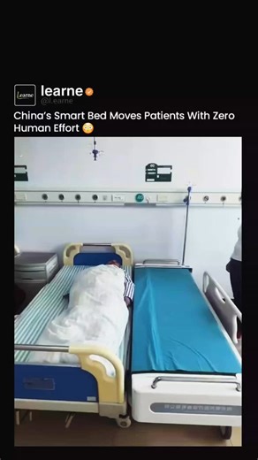 Learne™ on Instagram: "No lifting, no strain just pure automation 🛏😷. China’s smart hospital bed is changing the game in patient care, transferring individuals with robotic precision while caregivers simply observe. Follow us ( @l.earne) to learne something new everyday ✨️ © Disclaimer: This content is shared under Section 107 of the Copyright Act 1976 – fair use is allowed for purposes such as commentary, criticism, news reporting, teaching, and research. ♡ Credit to the rightful owners. ♧ DM