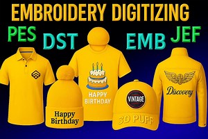 Digitizing Service for Hats, Caps & Hoodies | Dst Pes Jef | Professional Digitizer | Custom Logo Embroidery File With Fast Delivery - Etsy Canada