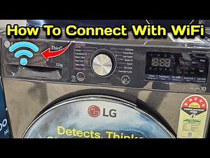 How To Connect LG Washing Machine With WiFi⚡Lg Washing Machine Wifi Setup⚡Lg Smart ThinQ App