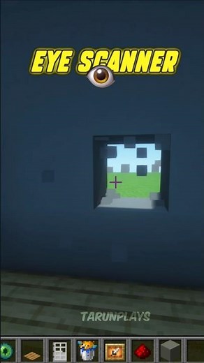 This Door Only Opens with My Eyes 👁️ | Minecraft Shorts #minecraft #gaming #tarunplays