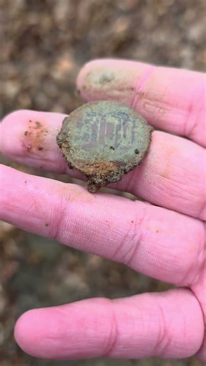 First signal today first coin as we climbed to the top of the hill