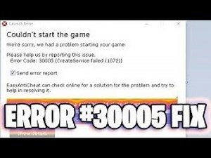 How to fix Error Code #30005 | Apex Legends EasyAntiCheat Fix