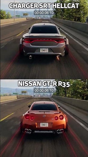 NFS Unbound - NISSAN GT-R R35 VS CHARGER SRT HELLCAT | DRAG RACE