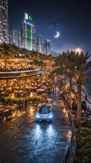 Karachi 2070: Futuristic City HD Vision | Cyberpunk Streets & Skyscrapers #pakistan #bahriatown