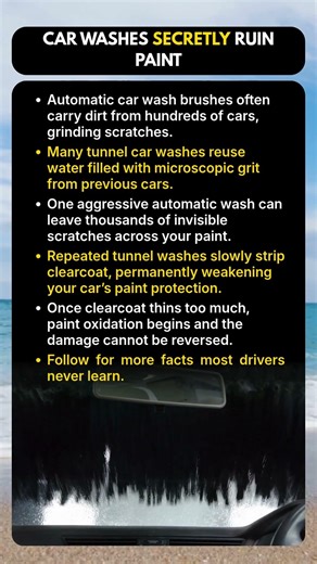 Why Automatic Car Washes Scratch Your Paint