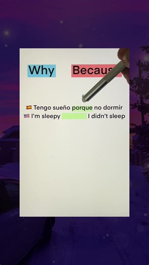Diferencia entre Why y Because #aprendeingles #inglesfacil #inglesbasico #aprendeentiktok