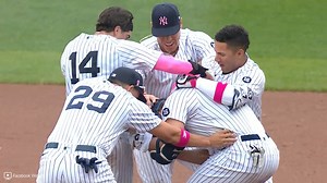 The Yankees cap of their 3rd straight series win with another walk-off! | New York Yankees Highlights
