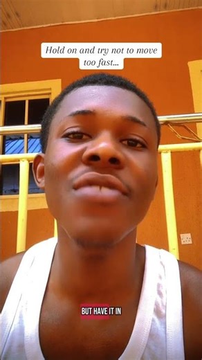 Shared Lesson: Hold On And Try Not To Move Too Fast. #sharedlessons #inspirationalspeaker #holdon