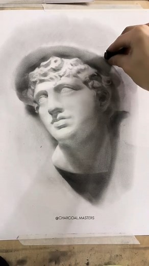 16K views · 367 reactions | Charcoal drawing by I secretly Drew...