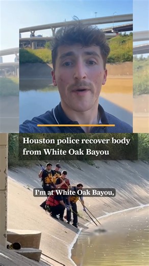 982K views · 14K reactions | Houston police and other first responders pulled a body from the water at White Oak Bayou under the Interstate 45 and Interstate 10 interchange on Wednesday morning. A call came in to police at about 8:15 a.m., reporting a person in the bayou in the area of 1901 White Oak Drive. Officers responded and recovered the body from the bayou. bit.ly/3KGzQCz | Houston Chronicle | Facebook