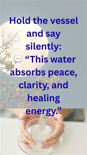 How to make moon charged water# full moon night ritual