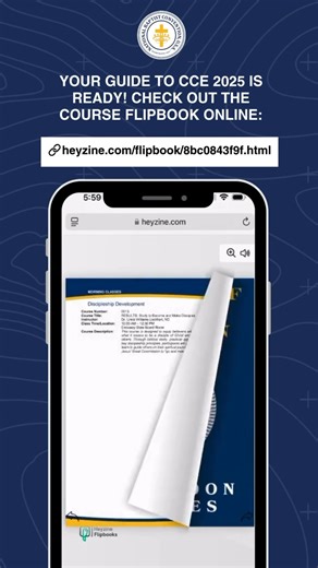 CCE 2025 is quickly approaching! 📖 Explore all the courses happening from June 15-21, 2025, at the Renaissance Montgomery Hotel & Spa at the Convention Center in our interactive flipbook. 📌 Plan ahead, find your perfect course, and get ready for an inspiring experience! 🔗 Flip through now: https://heyzine.com/flip-book/8bc0843f9f.html | National Baptist Convention, USA, Inc.
