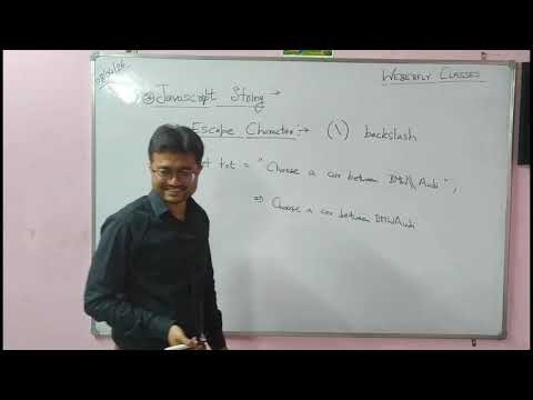 JavaScript Template Literals (`) & Escape Characters (\\) Explained 🔥 | Beginners to Advanced