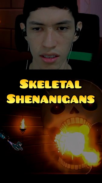 THIS IS HOW I COMPLETED SKELETAL SHENANIGANS IN GEOMETRY DASH