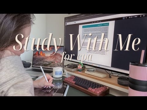 let's study and chat about the cpa | vlog