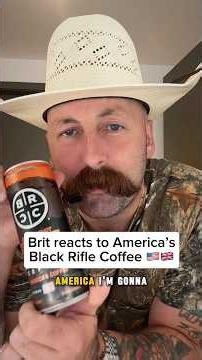 Brit try’s American canned coffee for the first time | black rifle coffee