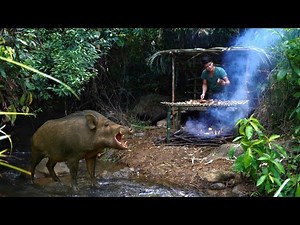 FULL VIDEO: Six Months Alone in the Wild – Wild Boar Trap Skills, Survival Skills