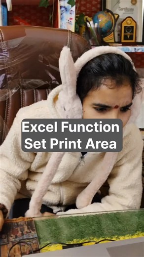 Mukesh Kumar on Instagram: "Excel set Print Area | Excel powerful trick || #reels #excel #insta_reels #insta"