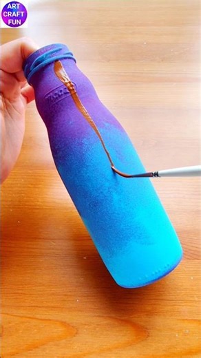 Bottle painting 🎨🖌️ #art #artandcraft #painting #shorts #trending