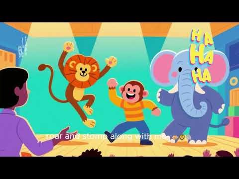 The Animal Dance Song 🐵🦁🐘 | Fun Action Song