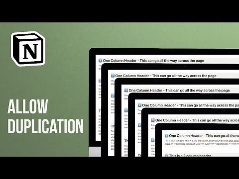 How To Let Others Duplicate Your Notion Page (Tutorial)