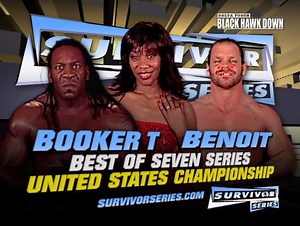 21K views · 367 reactions | Survivor Series 2005 Booker T vs Chris Benoit Best Of Seven Series - United States Championship - La primera de 7 luchas que se dieron estos dos por el titulo de los Estados Unidos - Un amigo en el post de pedidos la recomendó y bueno aquí esta Minimo un like!! Comentarios, puteadas, ideas, reclamos o lo que sea se acepta de todo Y recuerden que por este lado en español #ElAbuelo trae lo mejor! | La Casa Del Fanatico - WWE | Facebook