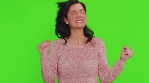 Young woman screams from stress tension problems feels horror hopelessness fear surprise shock rage