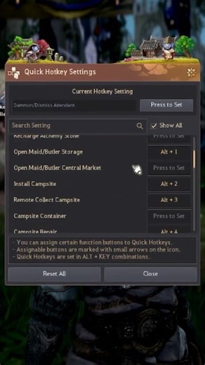 BDO | Custom shortcuts for anything | Essentials