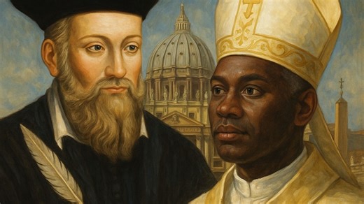 El fin del mundo y un Papa Negro, las predicciones de Nostradamus atemorizan tras la muerte del Papa Francisco