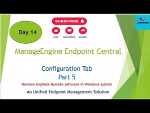 How to Uninstall AnyDesk using ManageEngine Endpoint Central || Anydesk Uninstall || Custom Script