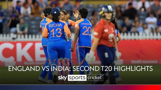 England vs India: Women's Second T20I Highlights