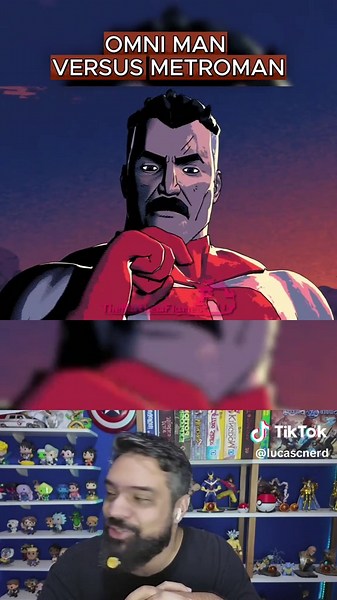 Omni-Man contra Metroman? ESSA LUTA FICOU INSANA! 🤯🥊 Quem você acha que ganha esse combate épico de heróis? De um lado, a brutalidade viltrumita do Omni-Man; do outro, o Metroman com uma velocidade tão absurda que praticamente para o tempo ao seu redor! 🔥 Essa animação incrível em estilo cartoon foi feita pelo canal @themathewflames e o resultado ficou bom demais. Assiste até o fim e deixa sua opinião nos comentários! 👇 #omniman #metroman #invincible #megamente #animacao