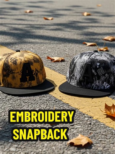 Affordable Embroidery Snapback: Stylish Streetwear Cap