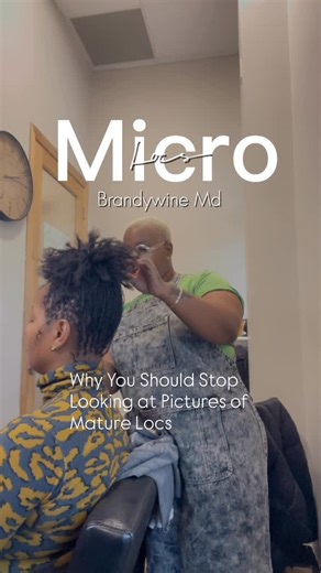 Chopped Microlocs on Instagram: "One of the fastest ways to hate your starter locs? 👉🏽 Comparing them to mature locs online. Let me be very clear: Mature locs are the result, not the beginning. Those full, hanging, flowing locs you’re saving? They went through: • shrinkage • frizz • budding • flat phases • awkward lengths • texture changes And none of that shows up on Pinterest. When you look at mature loc photos while you’re in the starter phase, you’re setting an expectation your hair hasn’t