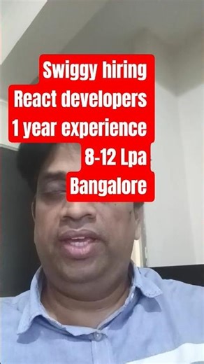 Swiggy Hiring SDE 1 Frontend Developer | React Jobs India | 1–3 Years Experience