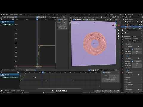 Blender Linear Animation | How To Make Steady Animation Speed In Blender | Endless Animation Mode